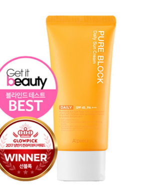 A‘PIEU - Pure Block Natural Daily Sun Cream SPF45/PA+++ - Krém s UV ochranou SPF45/PA+++ 40 ml