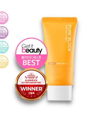 A‘PIEU - Pure Block Natural Daily Sun Cream SPF45/PA+++ - Krém s UV ochranou SPF45/PA+++ 40 ml