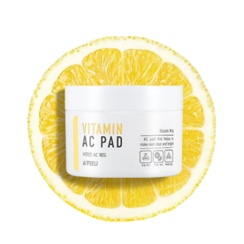 A‘PIEU - VITAMIN AC PAD - Jemné exfoliačné pleťové tampóny s vitamínmi, retinolom a vit. C 35 ks / 80g