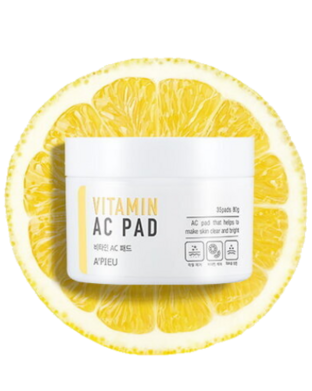 A‘PIEU - VITAMIN AC PAD - Jemné exfoliačné pleťové tampóny s vitamínmi, retinolom a vit. C 35 ks / 80g