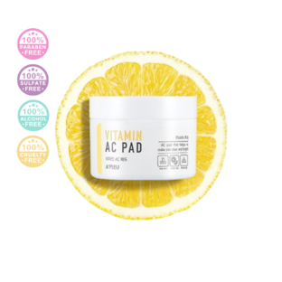 A‘PIEU - VITAMIN AC PAD - Jemné exfoliačné pleťové tampóny s vitamínmi, retinolom a vit. C 35 ks / 80g