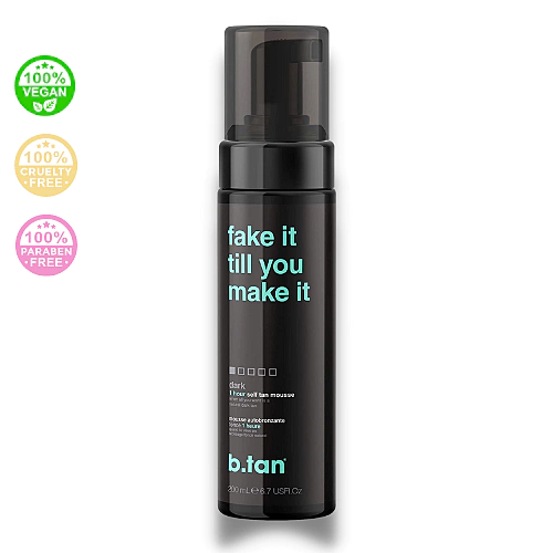 b.tan - Fake It Til You Make It - Samoopaľovacia pena s efektom do 1 hodiny - jemne tmavá 200ml