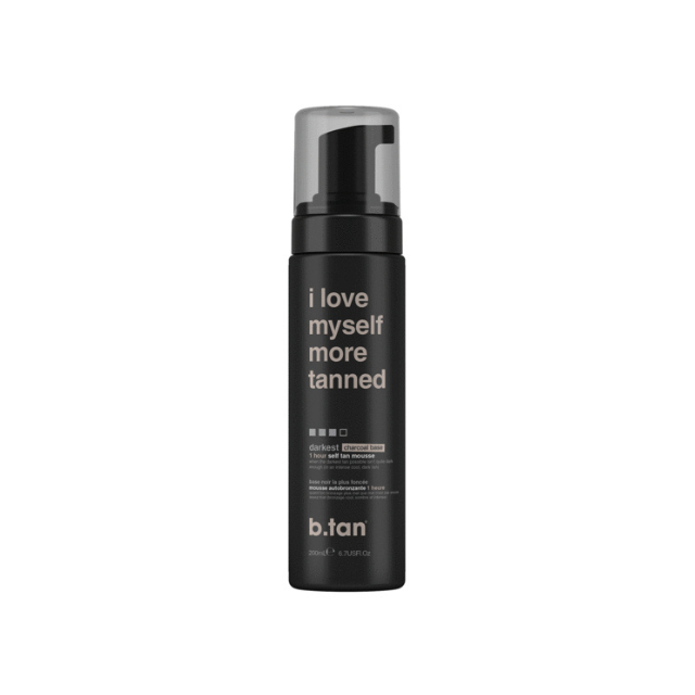 b.tan - i love myself more taned - Samoopaľovacia pena 200 ml - veľmi tmavá