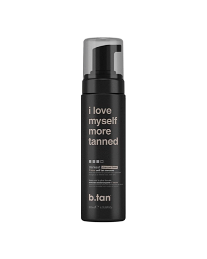 b.tan - i love myself more taned - Samoopaľovacia pena 200 ml - veľmi tmavá