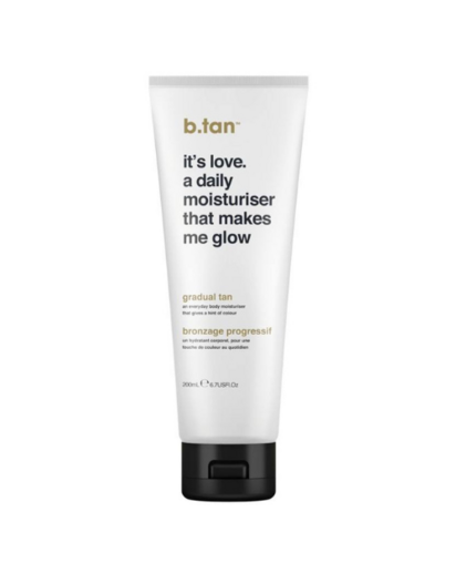 b.tan - It‘s Love. A Daily Moisturiser That Make Me Glow Lotion - Hydratačný telový krém pre postupné opálenie, 200 ml