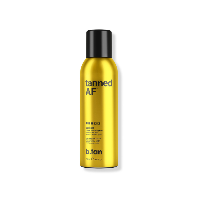 B.tan - tanned AF® bronzing mist 1 Hr - Samoopaľovací sprej s efektom do 1 hodiny - tmavý 200 ml