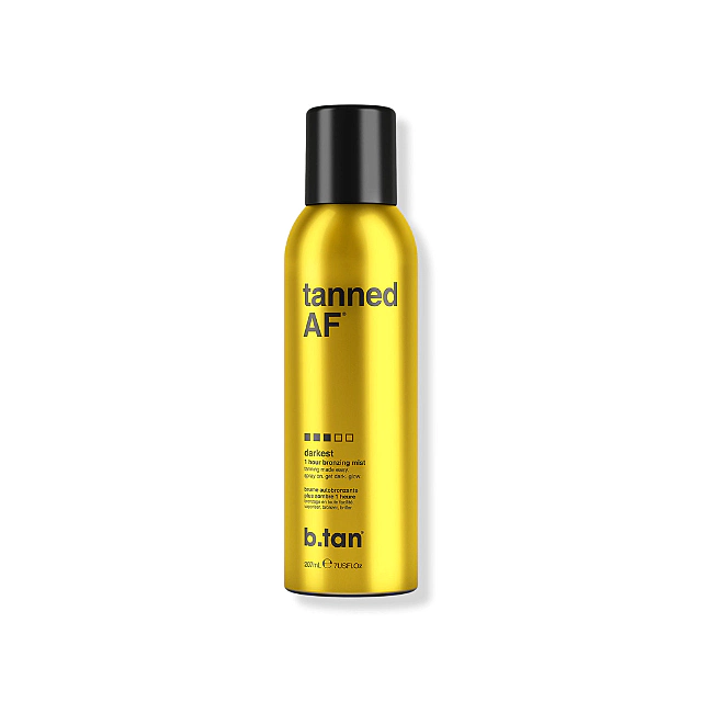 B.tan - tanned AF® bronzing mist 1 Hr - Samoopaľovací sprej s efektom do 1 hodiny - tmavý 200 ml