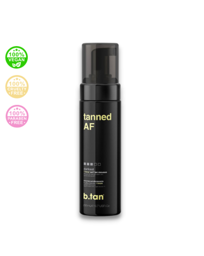 B.Tan - Tanned AF - Samoopaľovacia pena - tmavá 200 ml