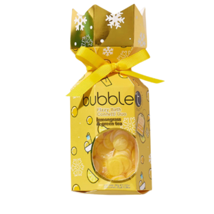 Bubble T - Fizzy Bath Confetti Duo Lemongrass & Green Tea - Bomby do kúpeľa citrón a zelený čaj 125g