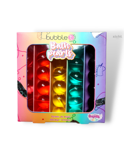 Bubble T - Rainbow Bath Pearls -Dúhové perličky do kúpeľa - 30 ks