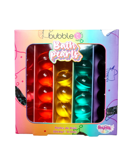 Bubble T - Rainbow Bath Pearls - Dúhové perličky do kúpeľa - 30 ks