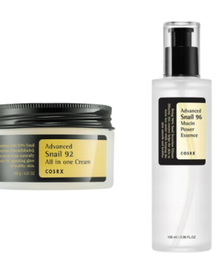 CosRx - SET Advanced snail 96 Mucin Power Essence a Advanced snail 92 All In One Cream - Set bestsellerových produktov pre regeneráciu pleti 100ml + 100 ml