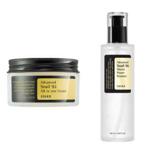 CosRx - SET Advanced snail 96 Mucin Power Essence a Advanced snail 92 All In One Cream - Set bestsellerových produktov pre regeneráciu pleti 100ml + 100 ml