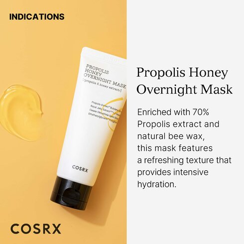 CosRx - Ultimate Moisturizing Honey Overnight Mask - Hydratačná propolisová nočná maska 60 ml