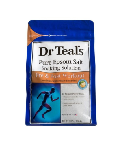 DR TEALS - Epsom Salt Pre & Post Workout Soaking Solution - Epsónska soľ pre regeneráciu svalov - 1.36kg