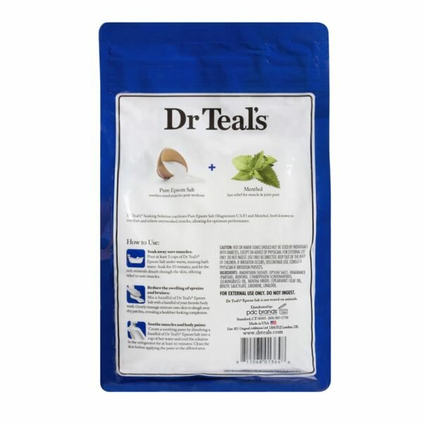 DR TEALS - Epsom Salt Pre & Post Workout Soaking Solution - Epsónska soľ pre regeneráciu svalov - 1.36kg