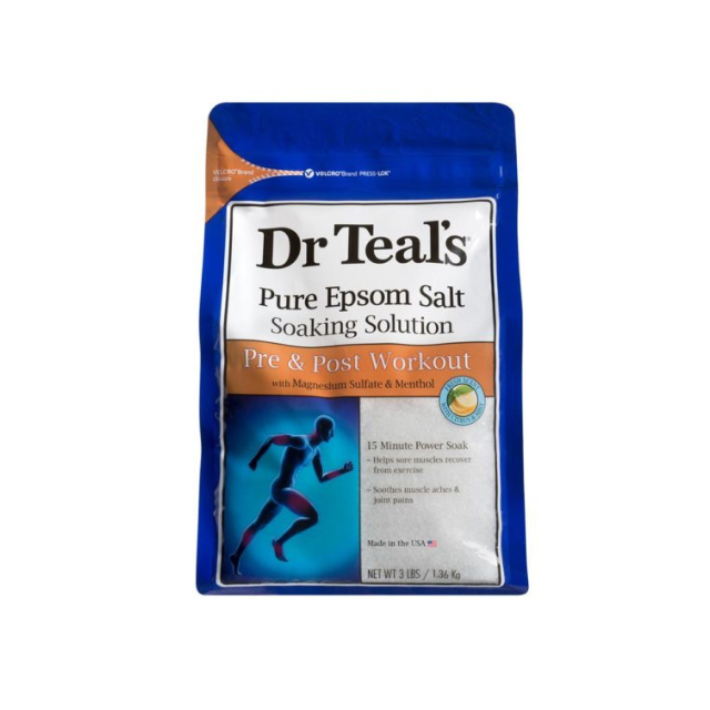 DR TEALS - Epsom Salt Pre & Post Workout Soaking Solution - Epsónska soľ pre regeneráciu svalov - 1.36kg