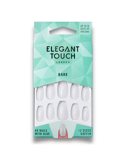 Elegant Touch - Bare Nails - Stiletto - Umelé nechty - Bezfarebné