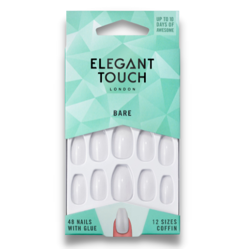 Elegant Touch - Bare Nails - Stiletto - Umelé nechty - Bezfarebné