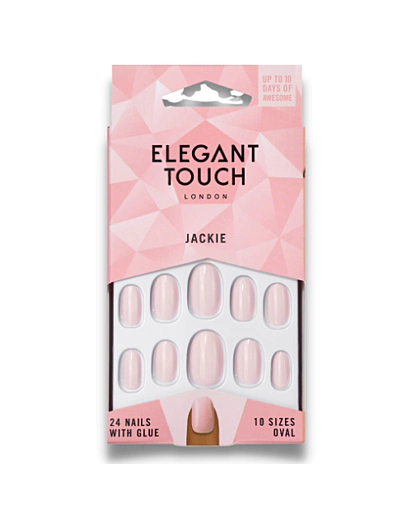 Elegant Touch - Colour Nails - Jackie - Falošné nechty JACKIE - Bledoružové