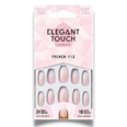 Elegant Touch - French Acrylic Nail No 2 Coffin - Akrylové falošné nechty - francúzka manikúra