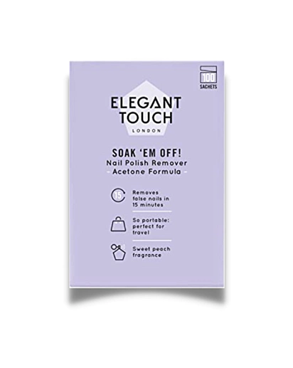 Elegant Touch - Soak Em Off - Vankúšiky na odstránenie nechtov 100ks