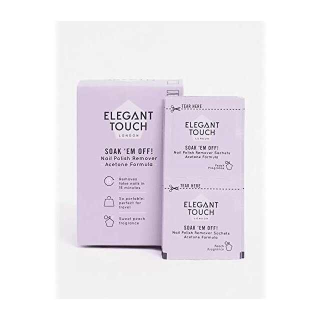 Elegant Touch - Soak Em Off - Vankúšiky na odstránenie nechtov 100ks