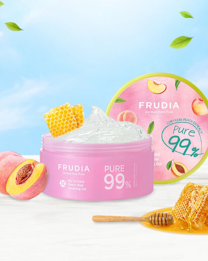 Frudia - My Orchard Peach Real Soothing Gel - Broskyňový hydratačný gél 300 g (exp.3/25)