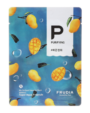 Frudia - My Orchard Squeeze Mask Mango - Čistiaca textilná pleťová maska Mango 1 ks