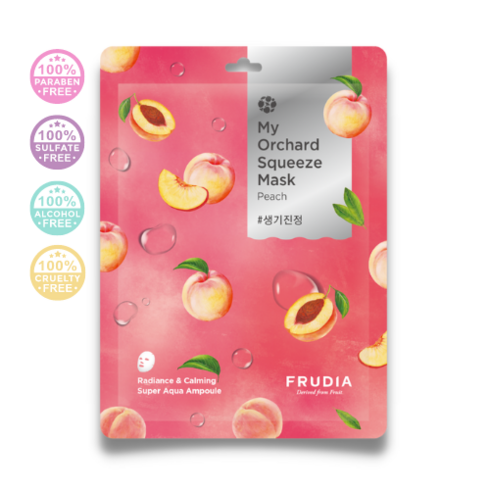 Frudia - My Orchard Squeeze Mask Peach - Pleťová maska pre unavenú pleť - Broskyňa 21 ml
