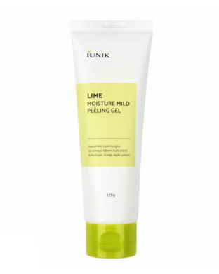 iUNIK - Lime Moisture Mild Peeling - Jemný ovocný peelingový gél 120 ml