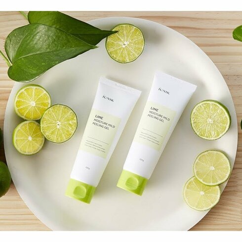 iUNIK - Lime Moisture Mild Peeling - Jemný ovocný peelingový gél 120 ml