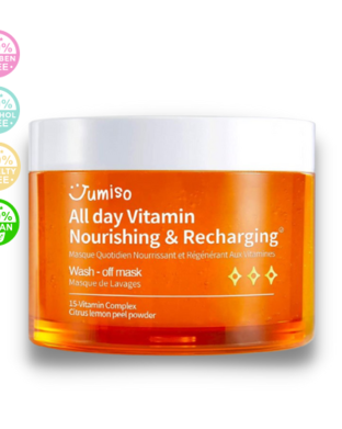 Jumiso - ALL DAY VITAMIN NOURISHING & RECHARGING WASH-OFF MASK - Výživná vitamínová zmývateľná pleťová maska 100 ml