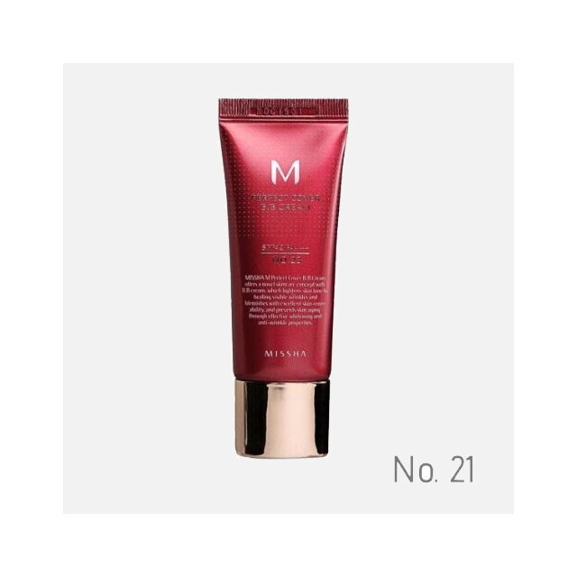 MISSHA - M PERFECT COVER BB CREAM SPF 42 PA+++ No.21 /Light Beige - Svetlá béžová 20 ml