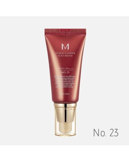 MISSHA - M PERFECT COVER BB CREAM SPF 42 PA+++ No.23 /Natural Beige - Prirodzene béžová 50 ml
