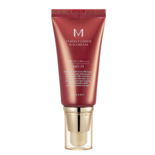 MISSHA - M PERFECT COVER BB CREAM SPF 42 PA+++ No.27 /Honey Beige - Medovo béžová 50 ml - Expirácia 7/23 !!