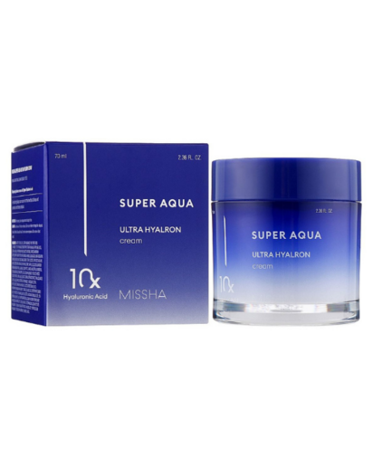 MISSHA - Missha Super Aqua Ultra Hyalron Cream / renew/ - Hydratačný pleťový krém s kyselinou hyalúronovou /nová receptúra/ 70 ml