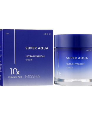 MISSHA - Missha Super Aqua Ultra Hyalron Cream / renew/ - Hydratačný pleťový krém s kyselinou hyalúronovou /nová receptúra/ 70 ml