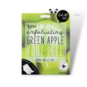 OH K! - Exfoliating Green Apple Foot Peel - Exfoliačné ponožky na drsné päty - Zelené jablko 40ml