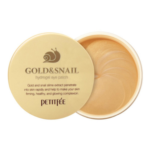 Petitfee - Gold & Snail Hydrogel Eye Patch - Hydrogélové náplasti pod oči 60 ks, exp.9/23!