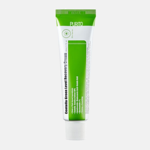 Purito - Centella Green Level Recovery Cream 50ml - Upokojujúci CICA pleťový krém 50 ml