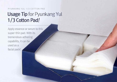 Pyunkang Yul - 1/3 Cotton Pad - Multifunkčné pleťové tampóny 160 ks