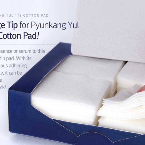 Pyunkang Yul - 1/3 Cotton Pad - Multifunkčné pleťové tampóny 160 ks