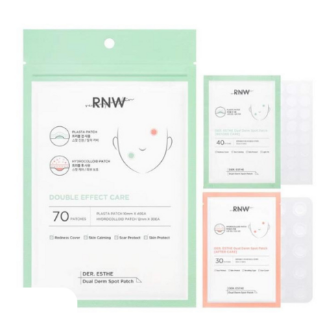 RNW - Der. Esthe - Dual Derm Spot Patch - Dvojkrokové náplasti na akné 70 ks