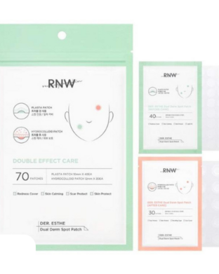 RNW - Der. Esthe - Dual Derm Spot Patch - Dvojkrokové náplasti na akné 70 ks