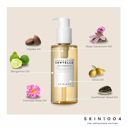 SKIN1004 - Madagascar Centella Light Cleansing Oil - Jemný čistiaci olej 200 ml, Exp.,9/23