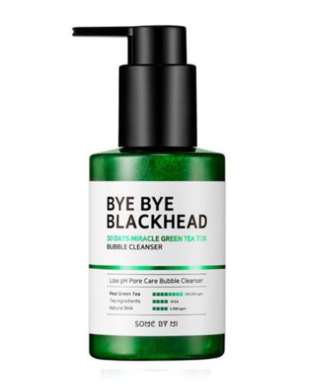 Some By Mi - BYE BYE BLACKHEAD 30 DAYS MIRACLE GREEN TEA TOX BUBBLE CLEANSER 120g - 30 dňová zázračná pena na čierne bodky 120g