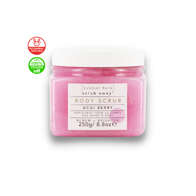 SUNDAY RAIN - Body Scrub acai Berry - Telový peeling acai berry 150 g