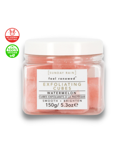 SUNDAY RAIN - Exfoliating Cubes Watermelon - Peelingové kocky - Červený melón - 150 g