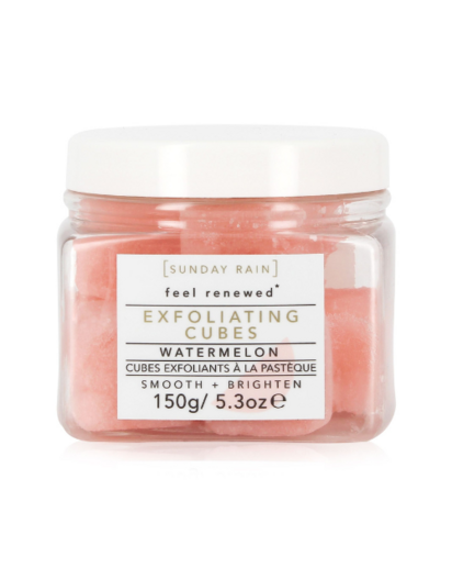 SUNDAY RAIN - Exfoliating Cubes Watermelon - Peelingové kocky - Červený melón - 150 g